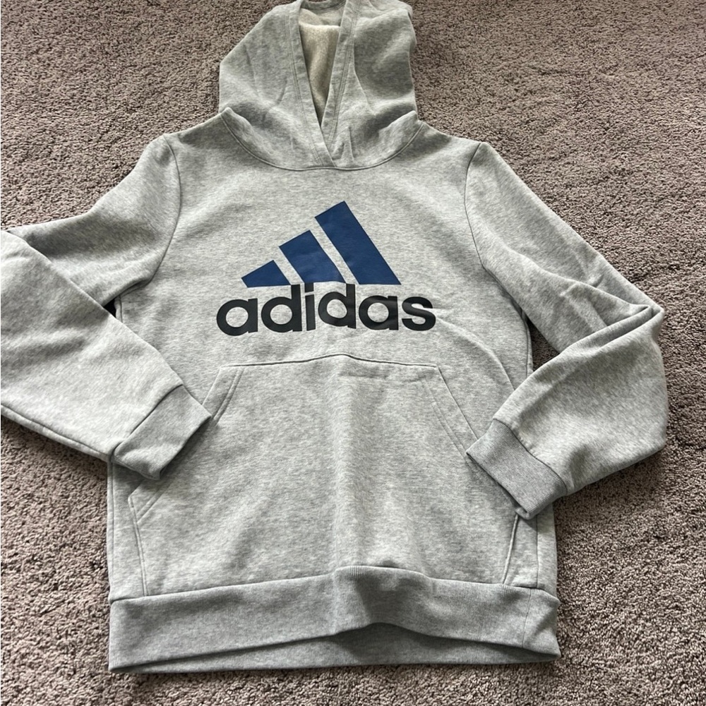 Adidas hoodie (gray)